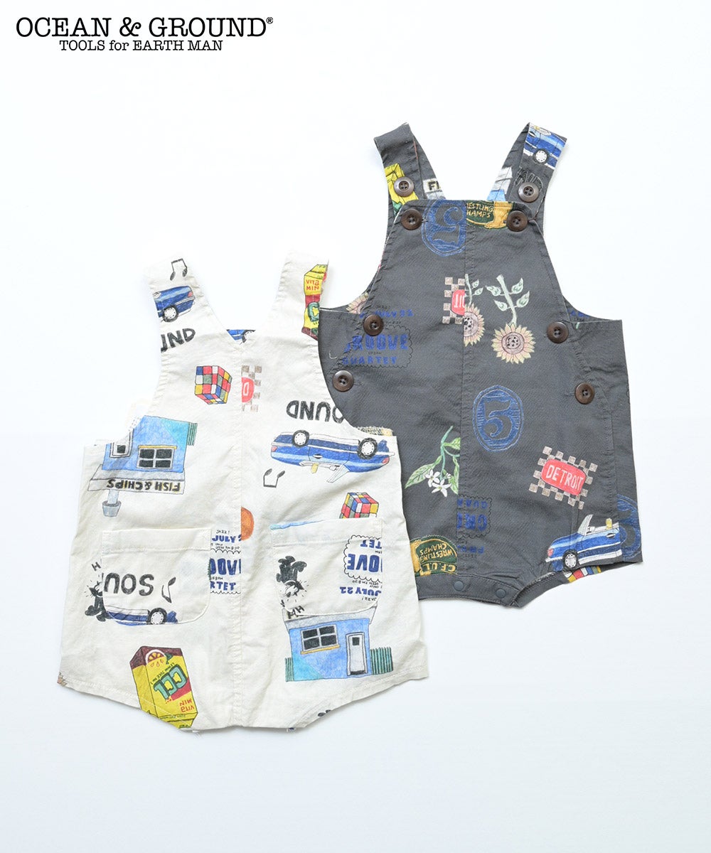 ペイントアートベビーサロペット ｜ ベビーウェア・雑貨 ｜ 子供服の