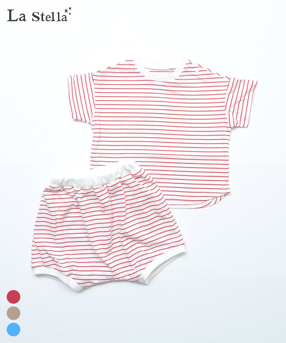 ボーダーベビーセットアップ ｜ ベビーウェア・雑貨 ｜ 子供服の