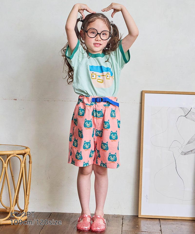 総柄メッシュクライミングショートパンツ ｜ ボトムス ｜ 子供服の