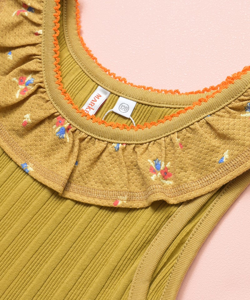 フリルカラーティアードワンピース ｜ ワンピース ｜ 子供服のセレクト