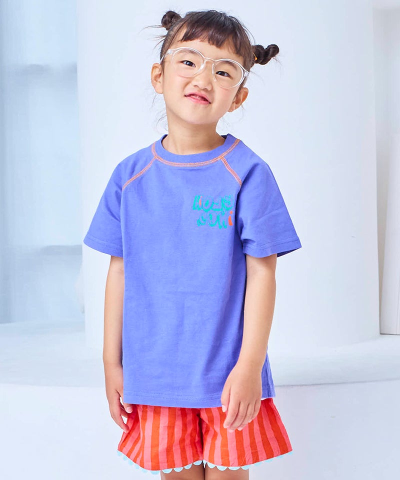 ステッチバイカラー半袖Tシャツ ｜ トップス ｜ 子供服のセレクト