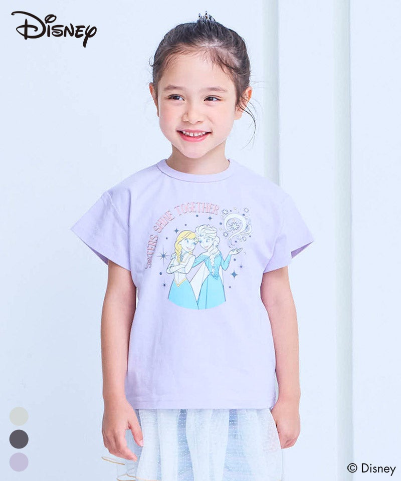 【希少‼️海外ディズニー】プリンセス 00s ヴィンテージTシャツ ピンク 子供服 別注】ディズニープリンセス プリント半袖Tシャツ ｜ トップス ｜ 子供