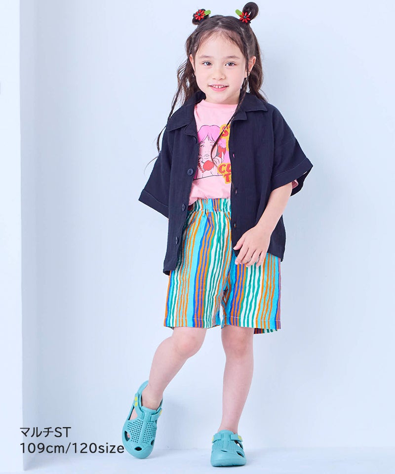 接触冷感】総柄ショートパンツ ｜ ボトムス ｜ 子供服のセレクト