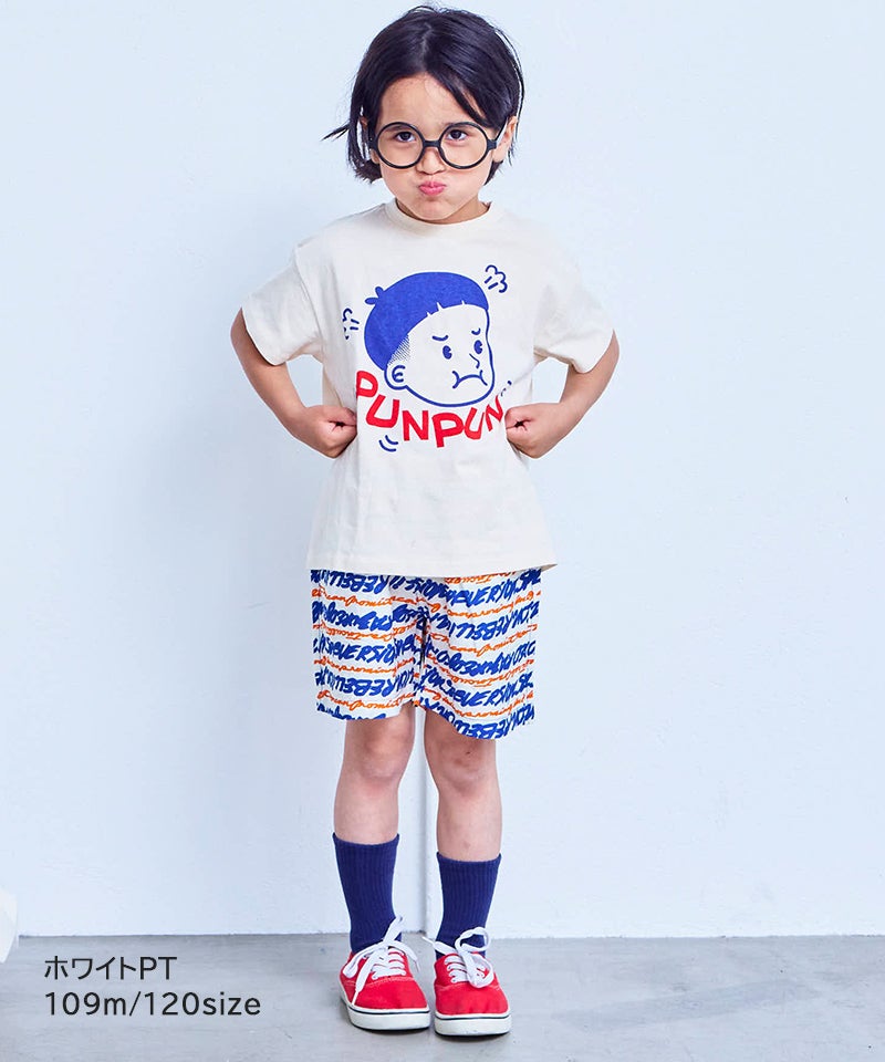 【Mエアコンリモコン様】BOTT ロゴ ショートパンツ ハーフパンツ Mブルー 接触冷感】総柄ショートパンツ ｜ ボトムス ｜ 子供服のセレクト