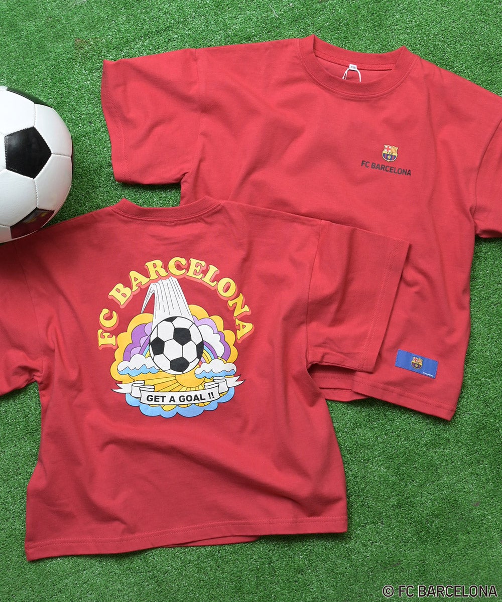 別注】FCバルセロナプリント半袖Tシャツ ｜ トップス ｜ 子供服の
