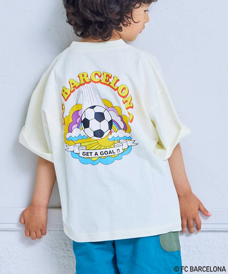 別注】FCバルセロナプリント半袖Tシャツ ｜ トップス ｜ 子供服の