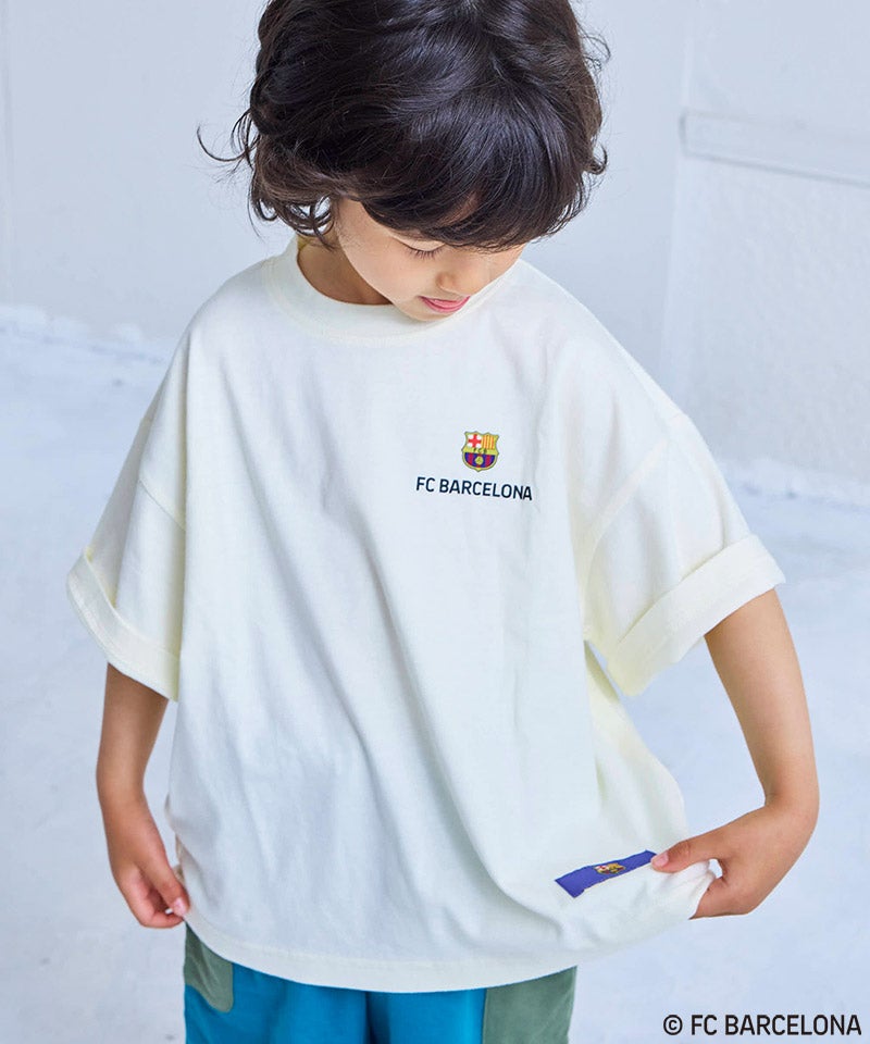 別注】FCバルセロナプリント半袖Tシャツ ｜ トップス ｜ 子供服の