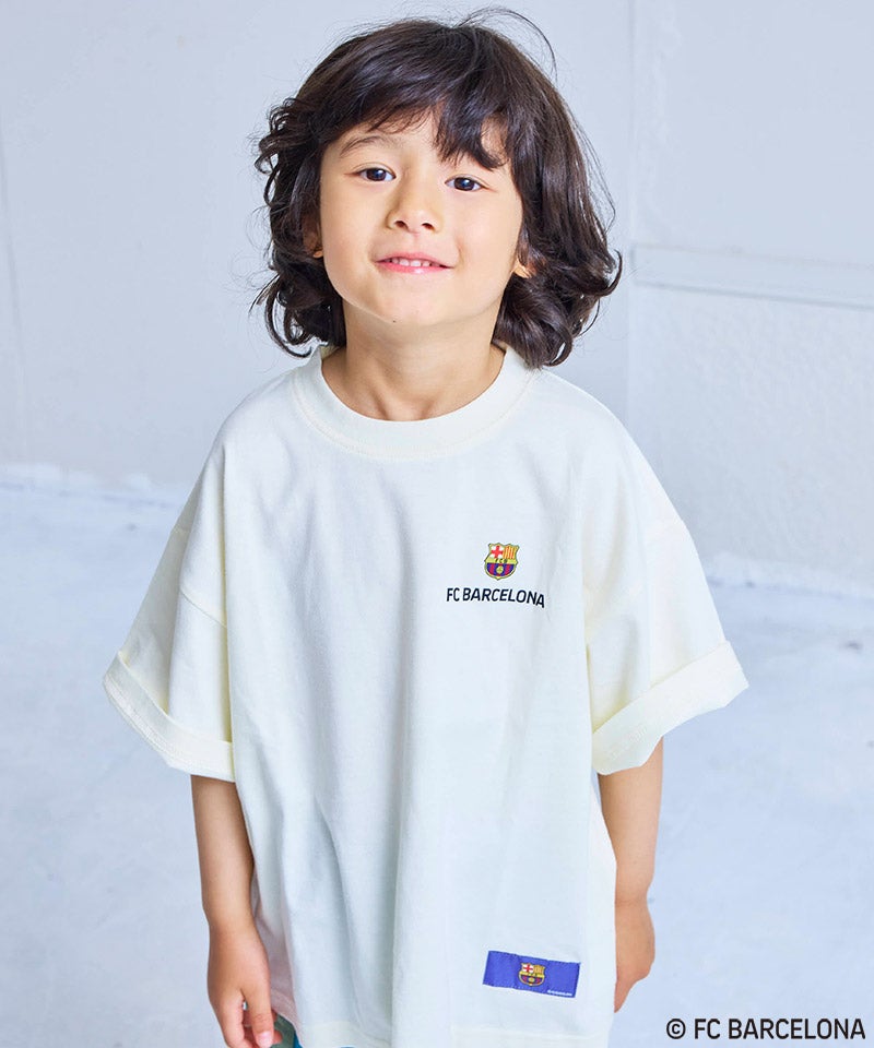 別注】FCバルセロナプリント半袖Tシャツ ｜ トップス ｜ 子供服の