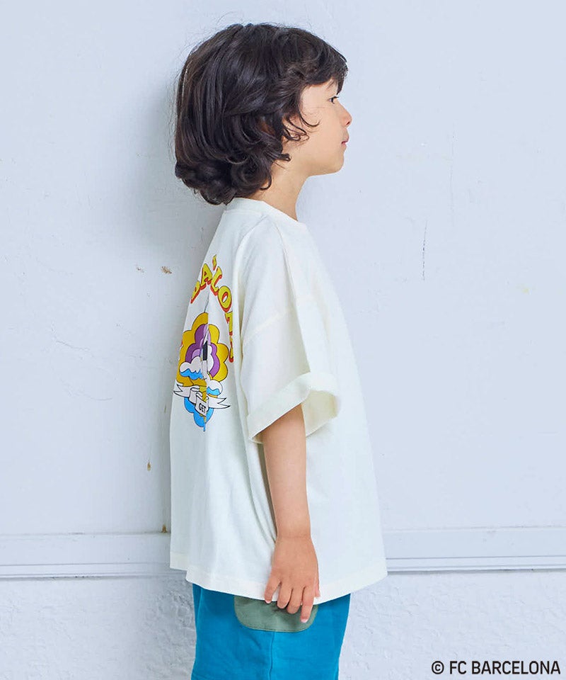 別注】FCバルセロナプリント半袖Tシャツ ｜ トップス ｜ 子供服の