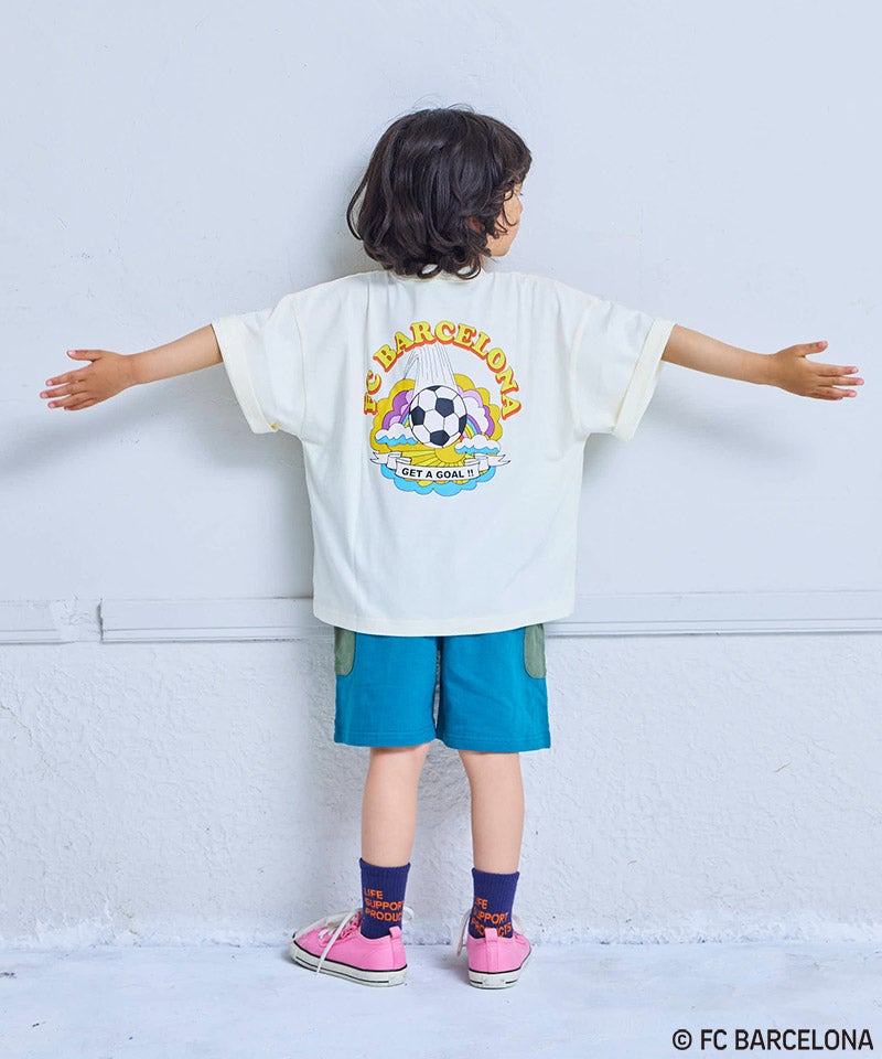 別注】FCバルセロナプリント半袖Tシャツ ｜ トップス ｜ 子供服の