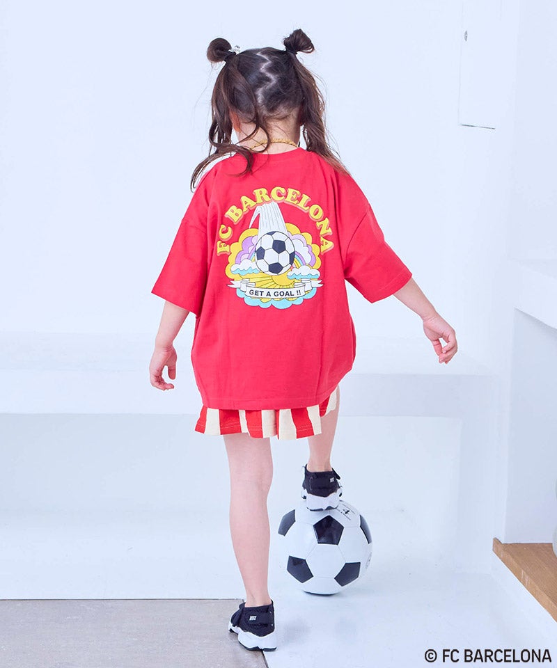 別注】FCバルセロナプリント半袖Tシャツ ｜ トップス ｜ 子供服の