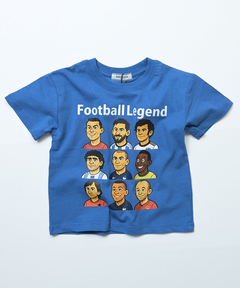 TIME SALE】【EAST BLUE】サッカーレジェンド WIDE T ｜ トップス