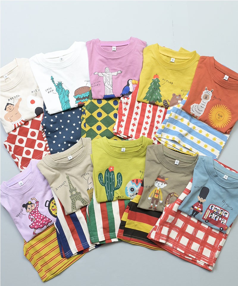 ぱぱっとワールドセットアップ（Tシャツ+ハーフパンツ