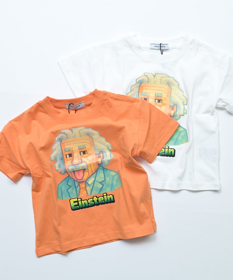 EAST BLUE】ピクセルアート風 レジェンドWIDE Tシャツ E ｜ トップス