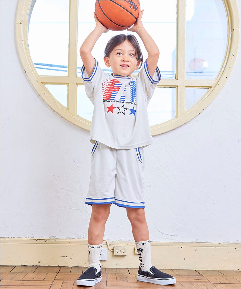ラインリブ半袖Tシャツ ｜ トップス ｜ 子供服のセレクトショップ