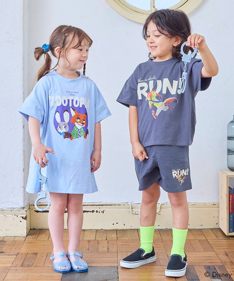 別注】ズートピア プリント半袖ワンピース ｜ ワンピース ｜ 子供服の