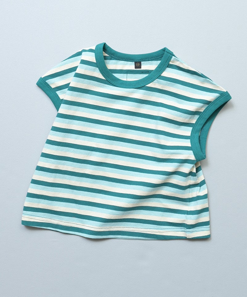 親子お揃い】先染めボーダーリンガーTシャツ ｜ トップス ｜ 子供服の