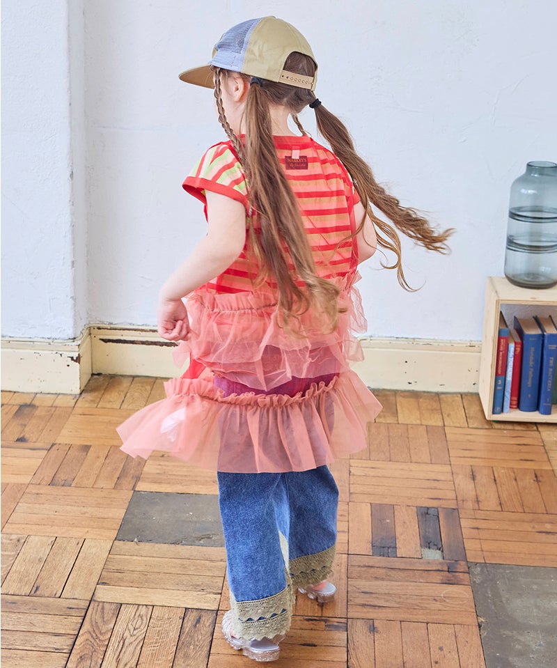 親子お揃い】チュールバイカラーワンピース ｜ ワンピース ｜ 子供服の