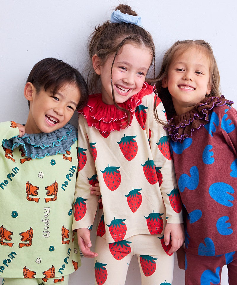 総柄長袖Tシャツ ｜ トップス ｜ 子供服のセレクトショップ MARKEY'S