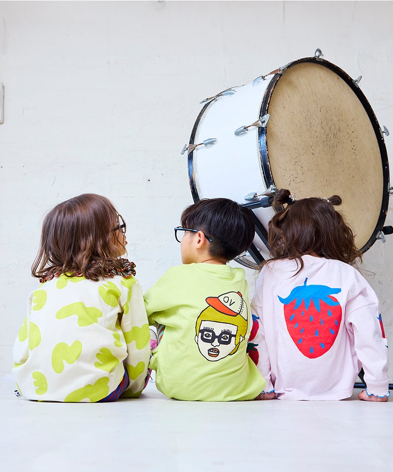 親子お揃い】袖リブビッグ長袖Tシャツ ｜ トップス ｜ 子供服の