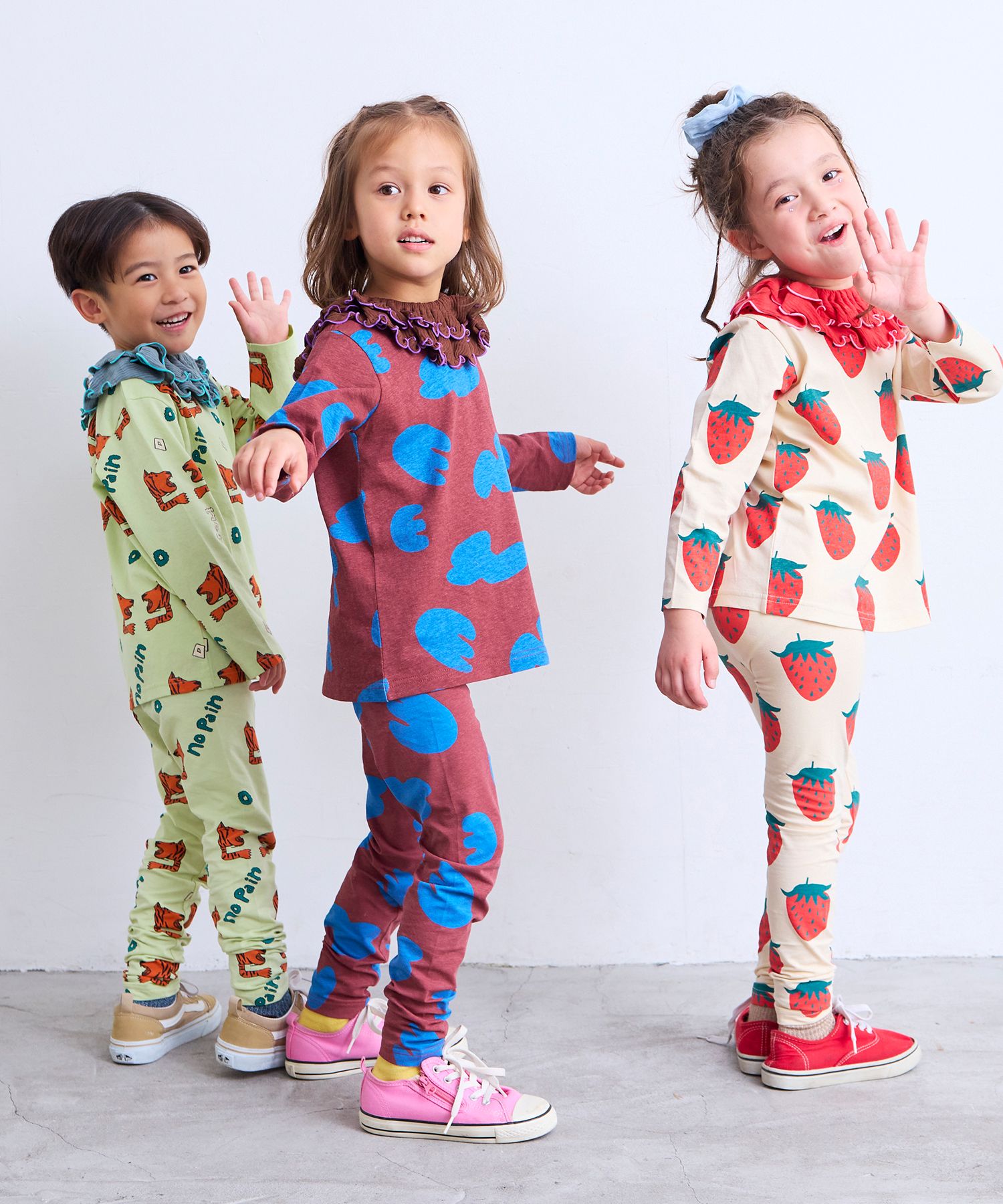 総柄フル丈レギンス ｜ ボトムス ｜ 子供服のセレクトショップ