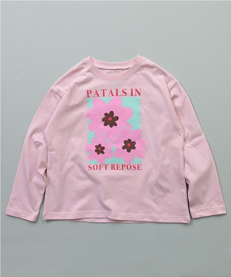 【新品タグ付き】マルニ / ドット柄 長袖シャツ ピンク×グリーン38 グラフィック長袖Tシャツ ｜ トップス ｜ 子供服のセレクトショップ