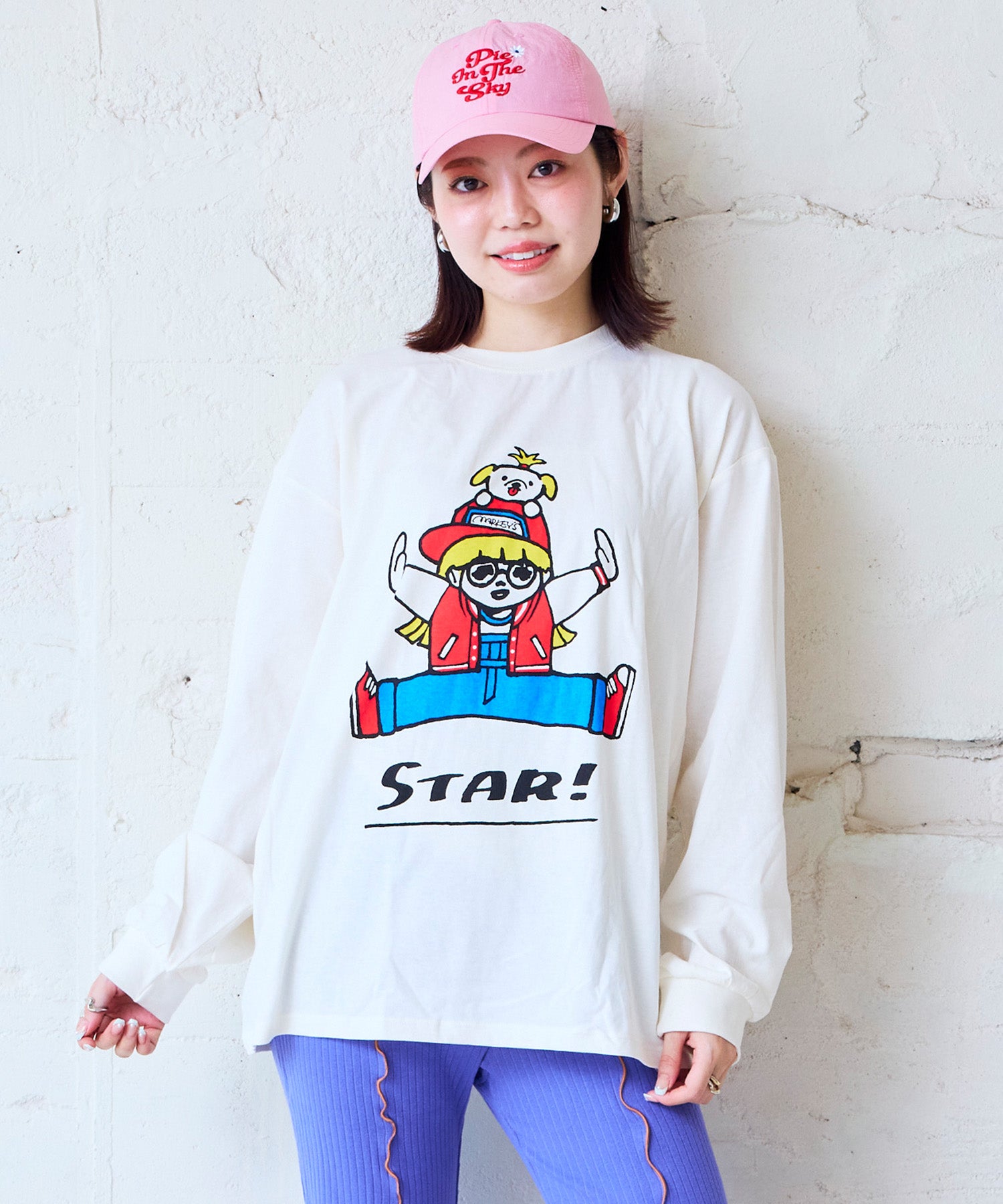 YUKI HORIMOTO funnyプリント長袖Tシャツ/大人サイズのみ ｜ トップス