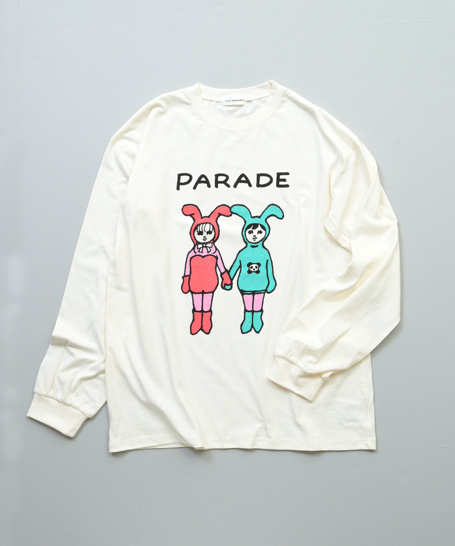 YUKI HORIMOTO funnyプリント長袖Tシャツ/大人サイズのみ ｜ トップス