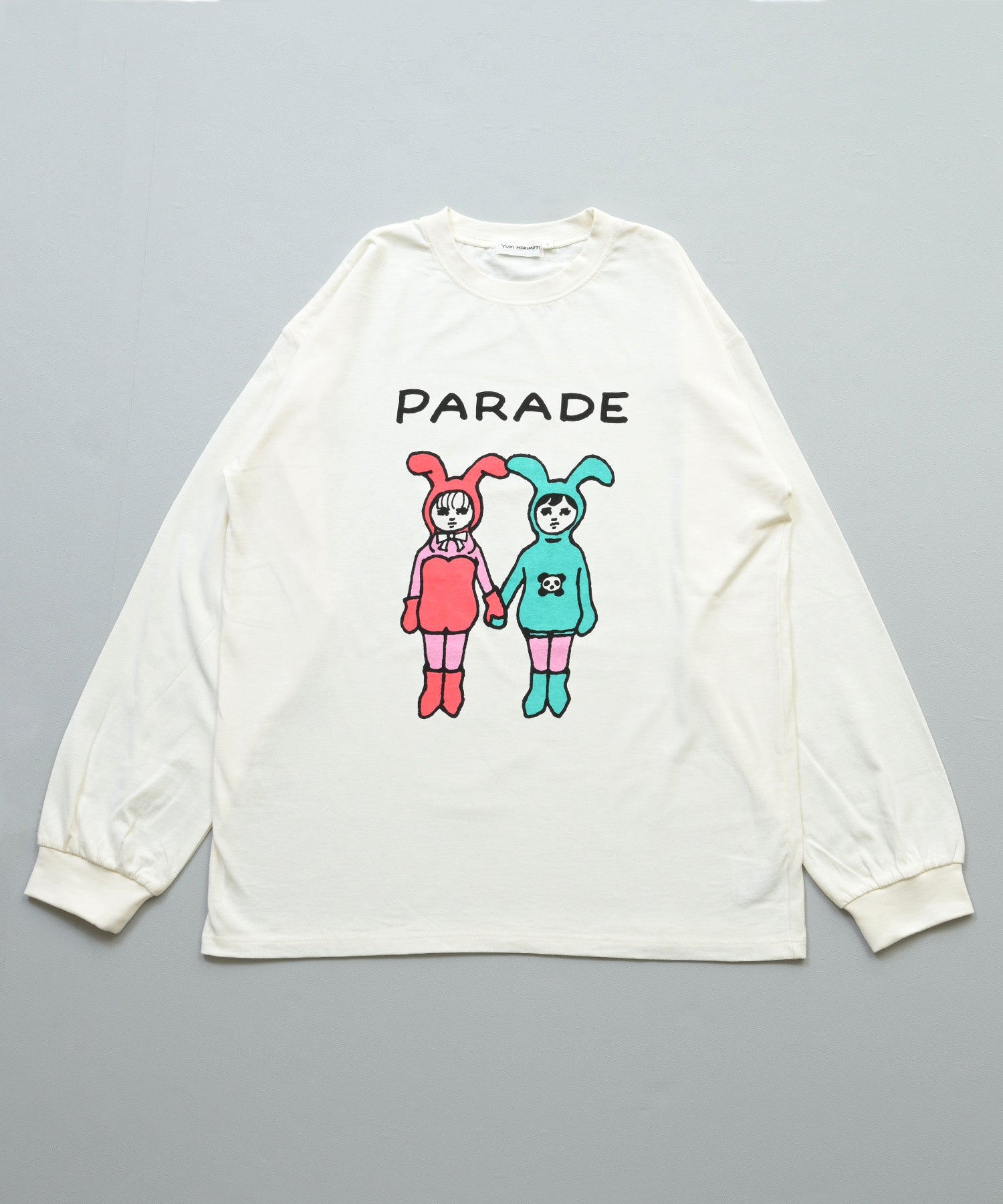 YUKI HORIMOTO funnyプリント長袖Tシャツ/大人サイズのみ ｜ トップス