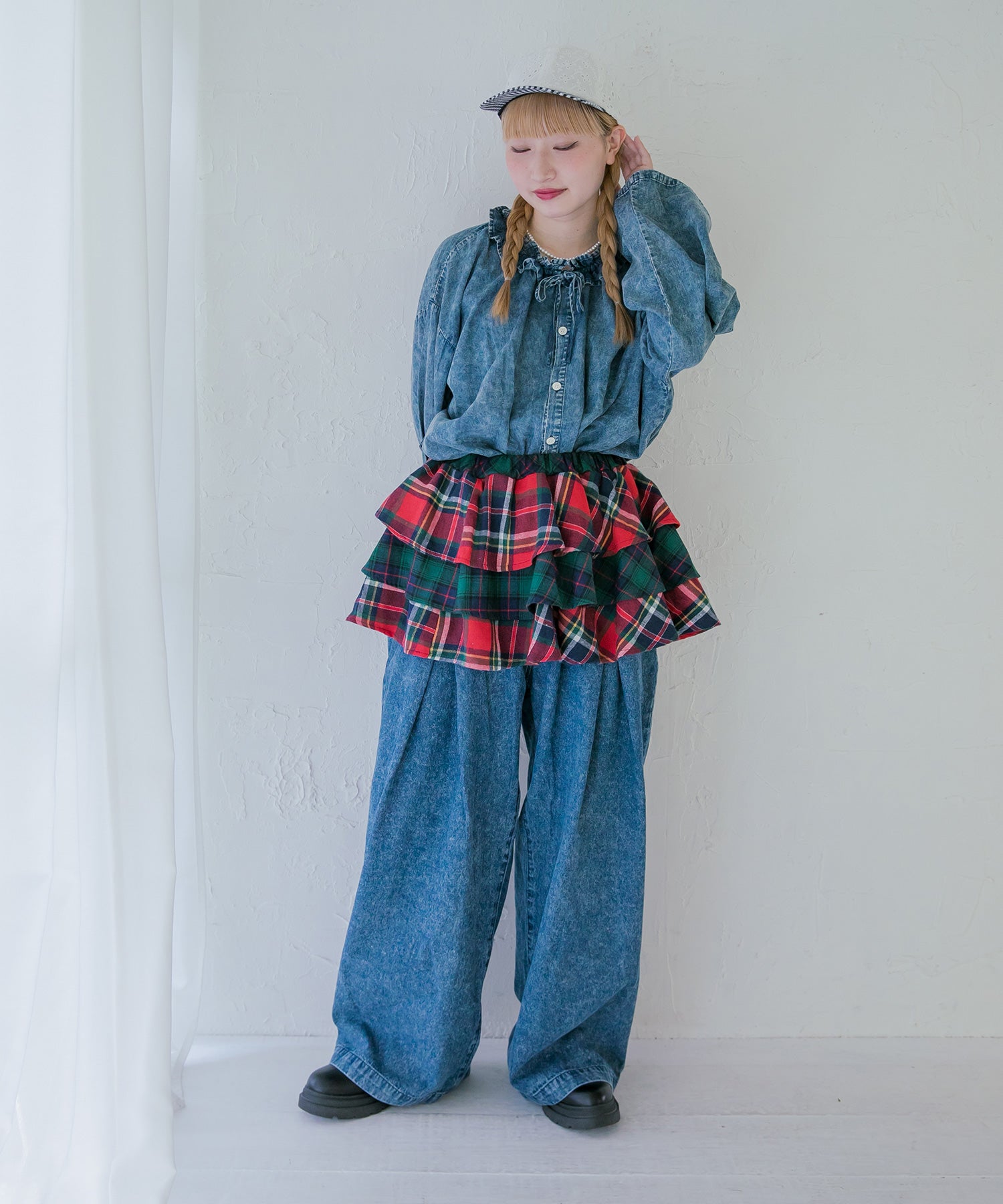 親子お揃い】チェックミニスカート/大人サイズ ｜ ボトムス ｜ 子供服