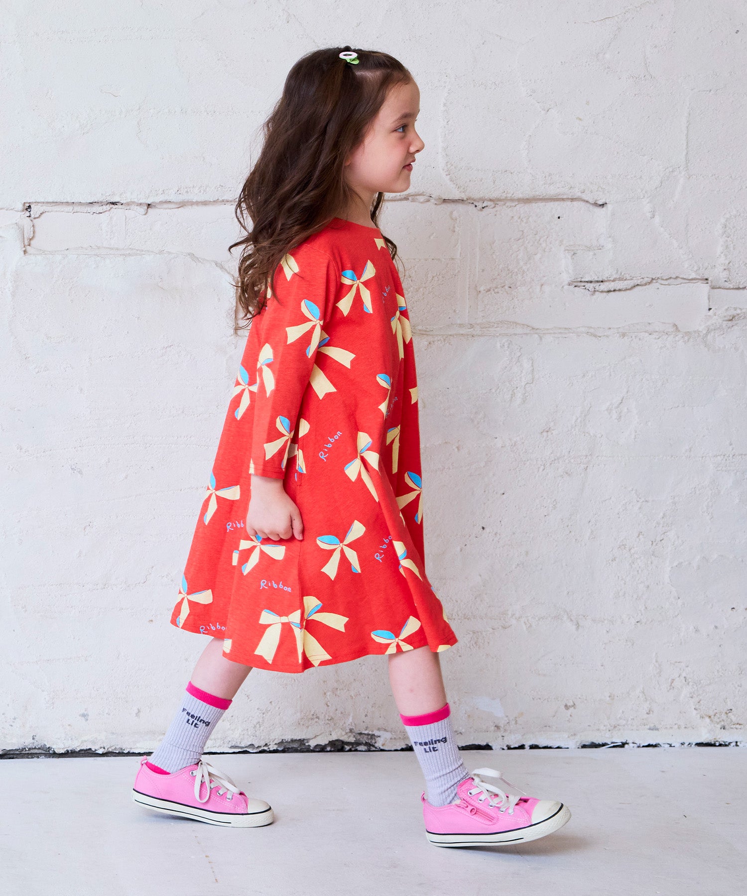 キャンディーペーパー長袖ワンピース ｜ ワンピース ｜ 子供服の