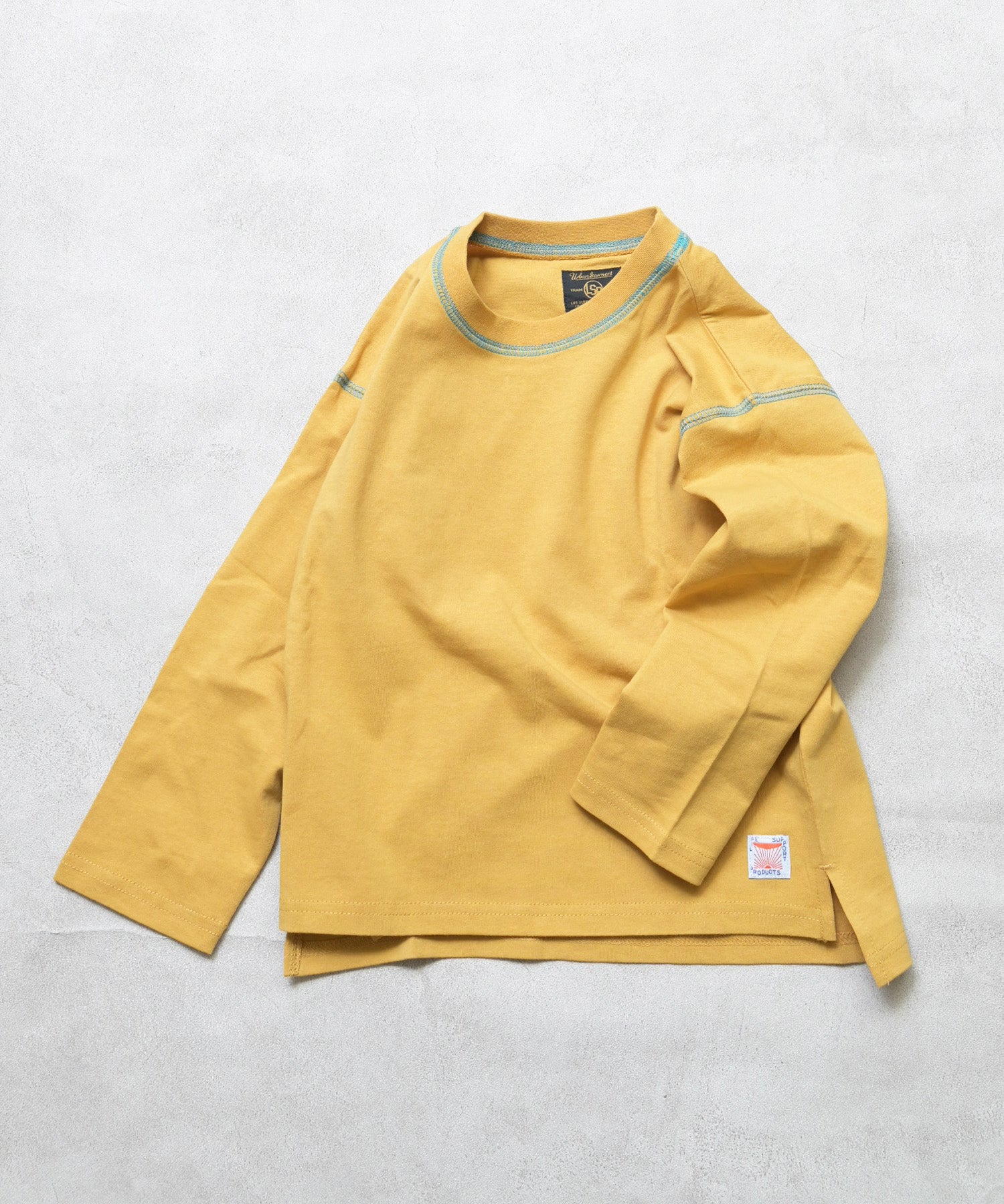 配色ステッチ長袖Tシャツ ｜ トップス ｜ 子供服のセレクトショップ