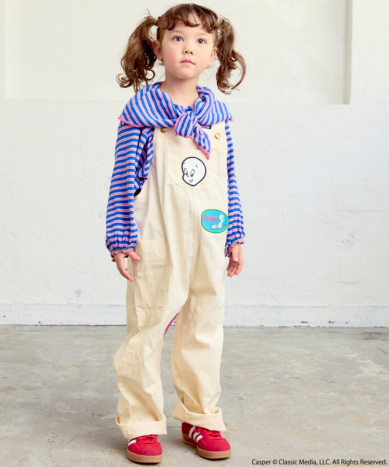 別注】Casperワッペンオーバーオール ｜ ボトムス ｜ 子供服のセレクト