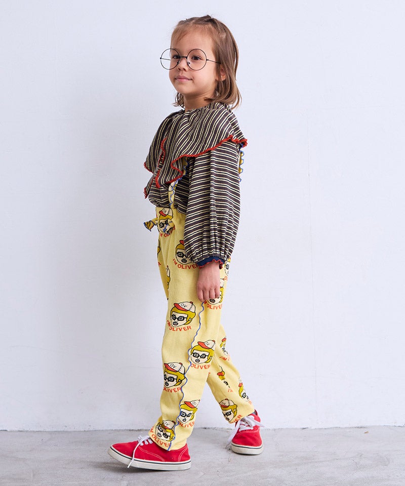 総柄ワッフル2wayサロペット ｜ ボトムス ｜ 子供服のセレクトショップ