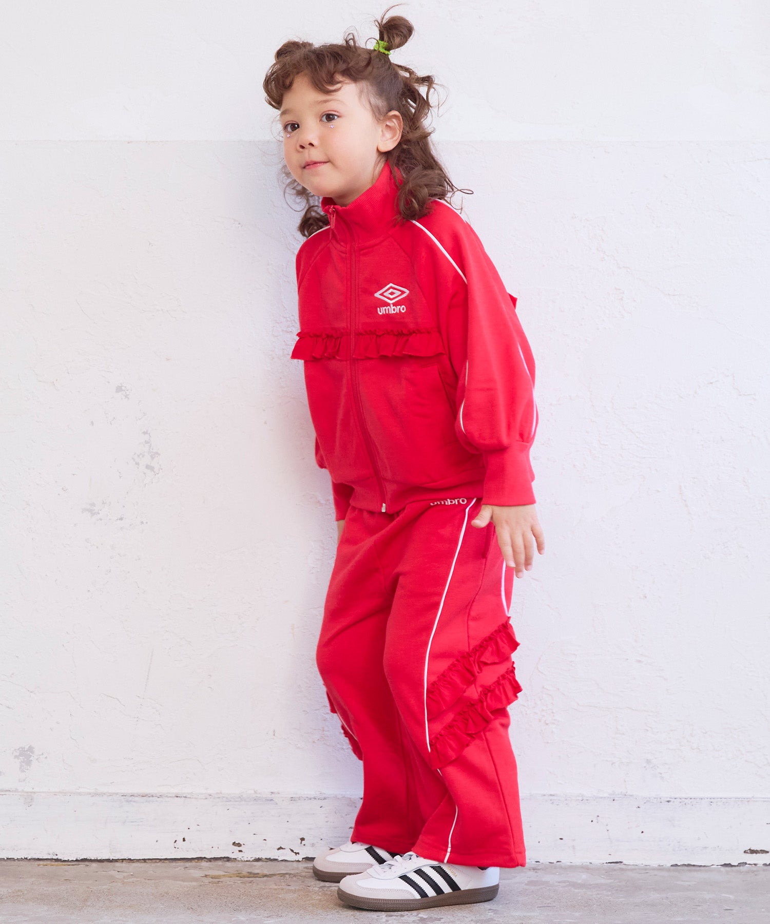 Umbro】【別注】 裏毛フリルパンツ/100-120cm ｜ ボトムス ｜ 子供服