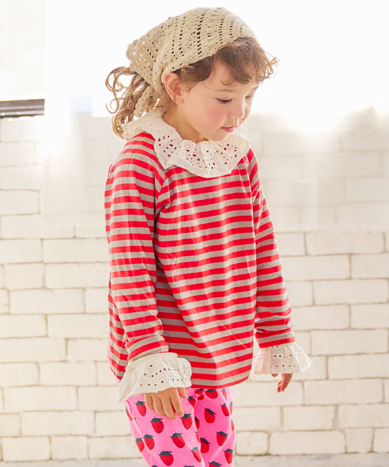 親子お揃い】フリルポイントカットソー ｜ トップス ｜ 子供服の