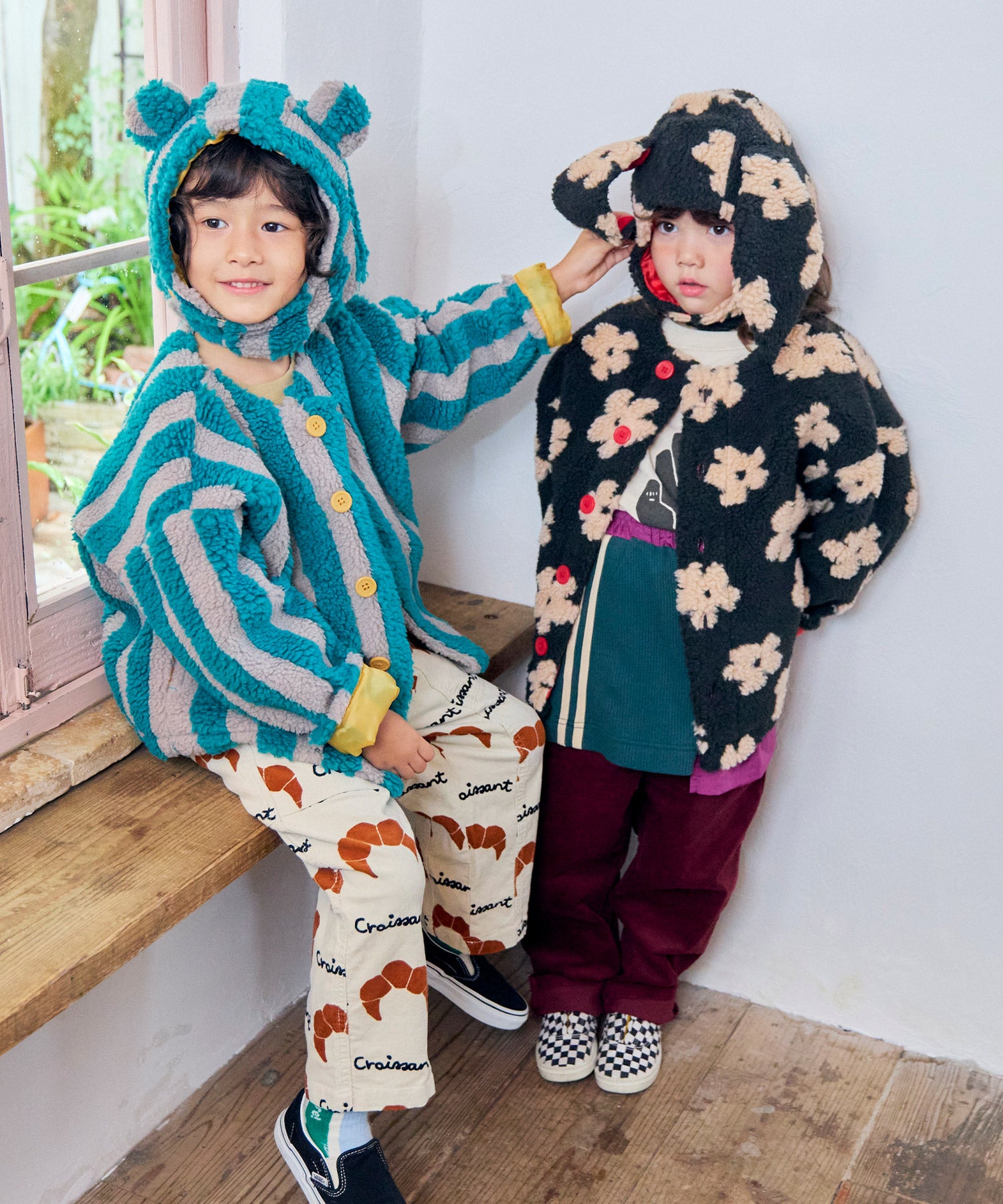 予約】ジャガードボアジャケット ｜ アウター・ジャケット ｜ 子供服の