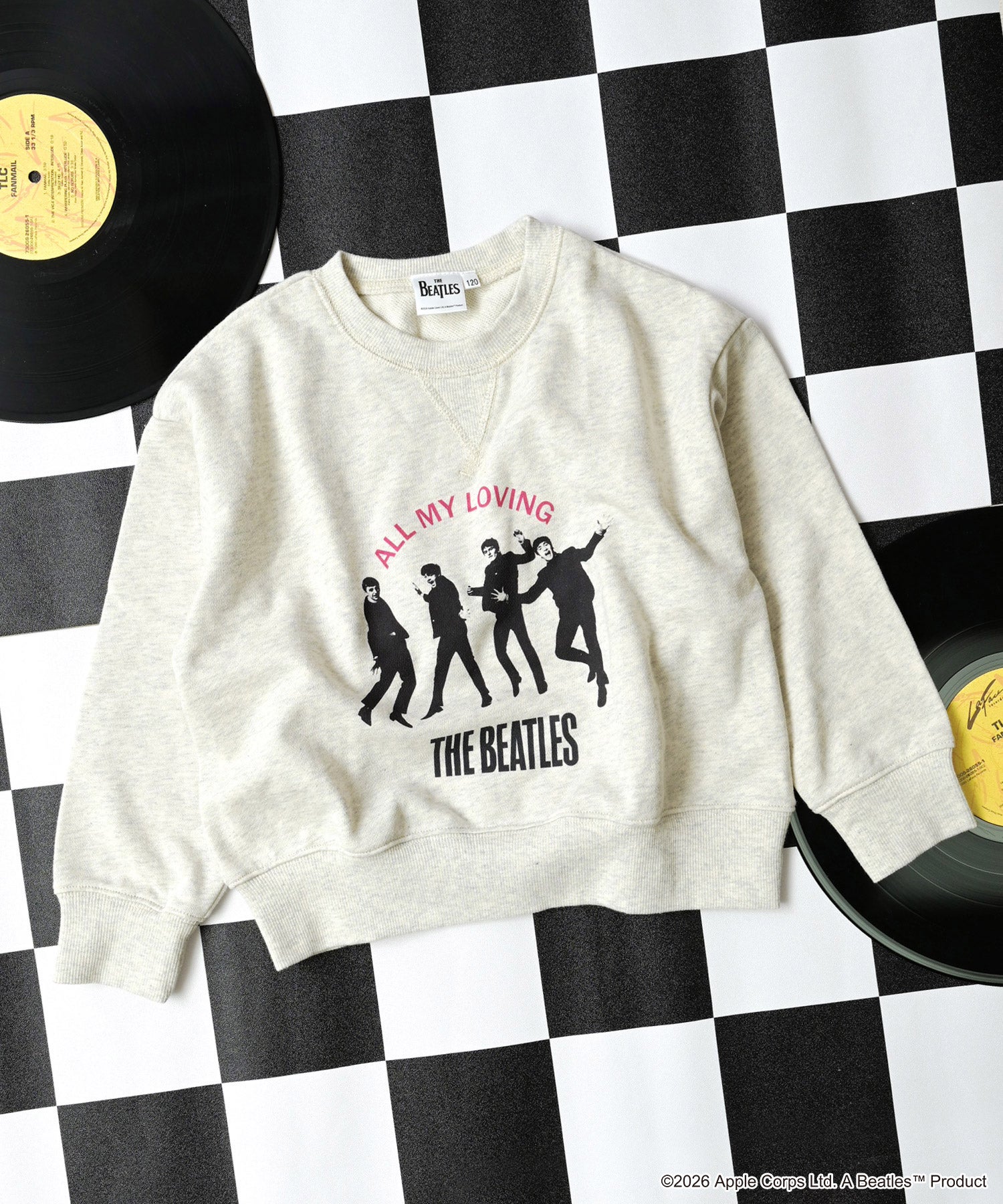 別注】【親子お揃い】THE BEATLESプリントスウェット/大人サイズ