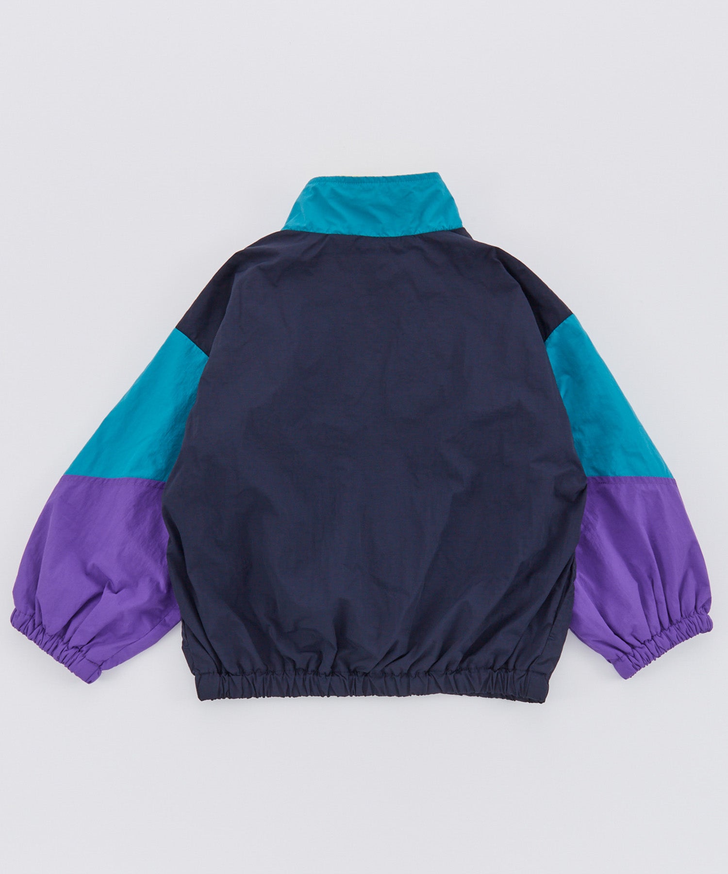 Analog mサイズ 青緑 フード付きジャケット レトロスポーツBIGジャケット ｜ アウター・ジャケット ｜ 子供服の