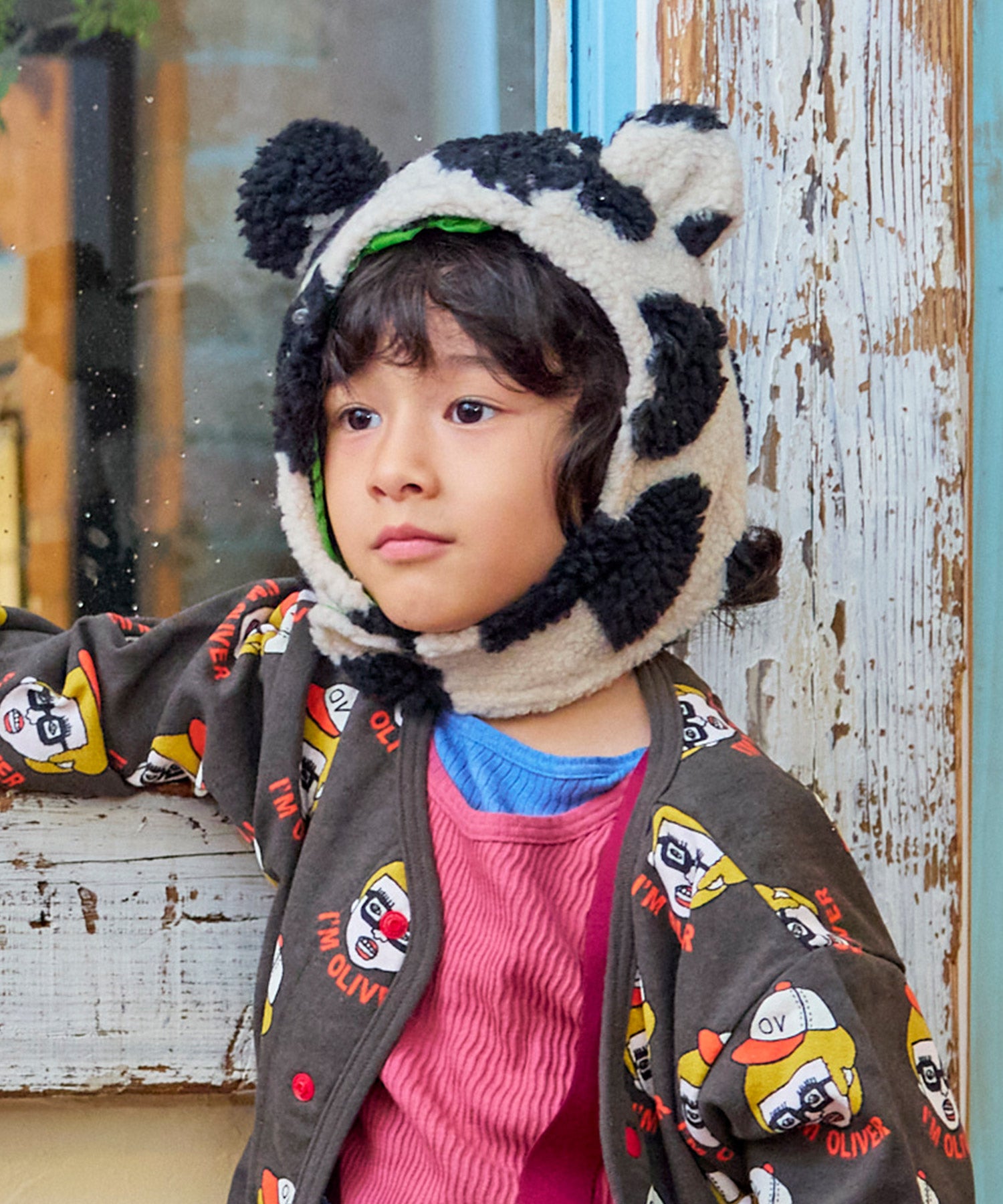 ジャガードボアミミツキボウシ ｜ ファッション雑貨 ｜ 子供服の