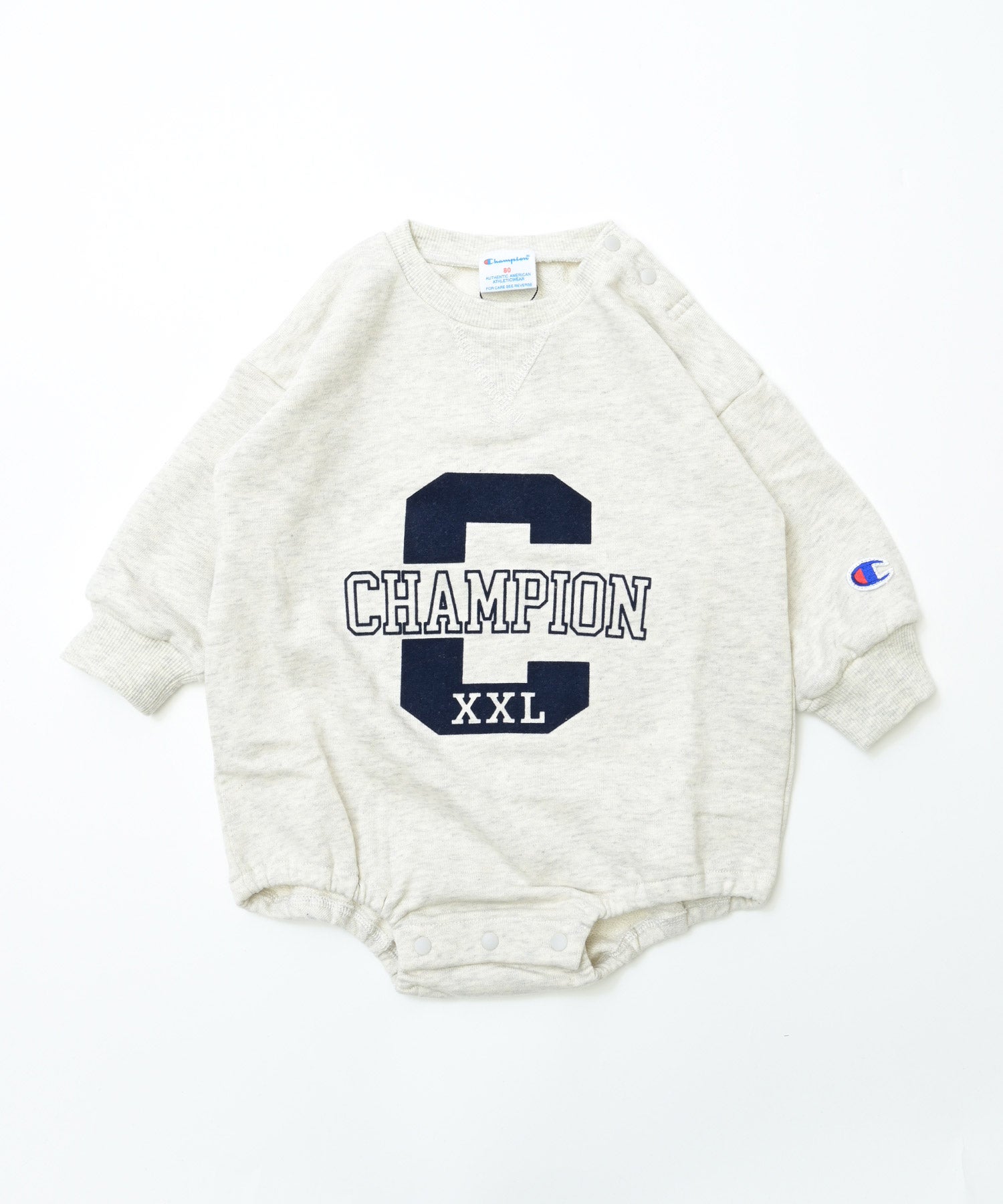 ルーキー出品 champion】【別注】フロッキーロゴロンパース ｜ ベビーウェア・雑貨