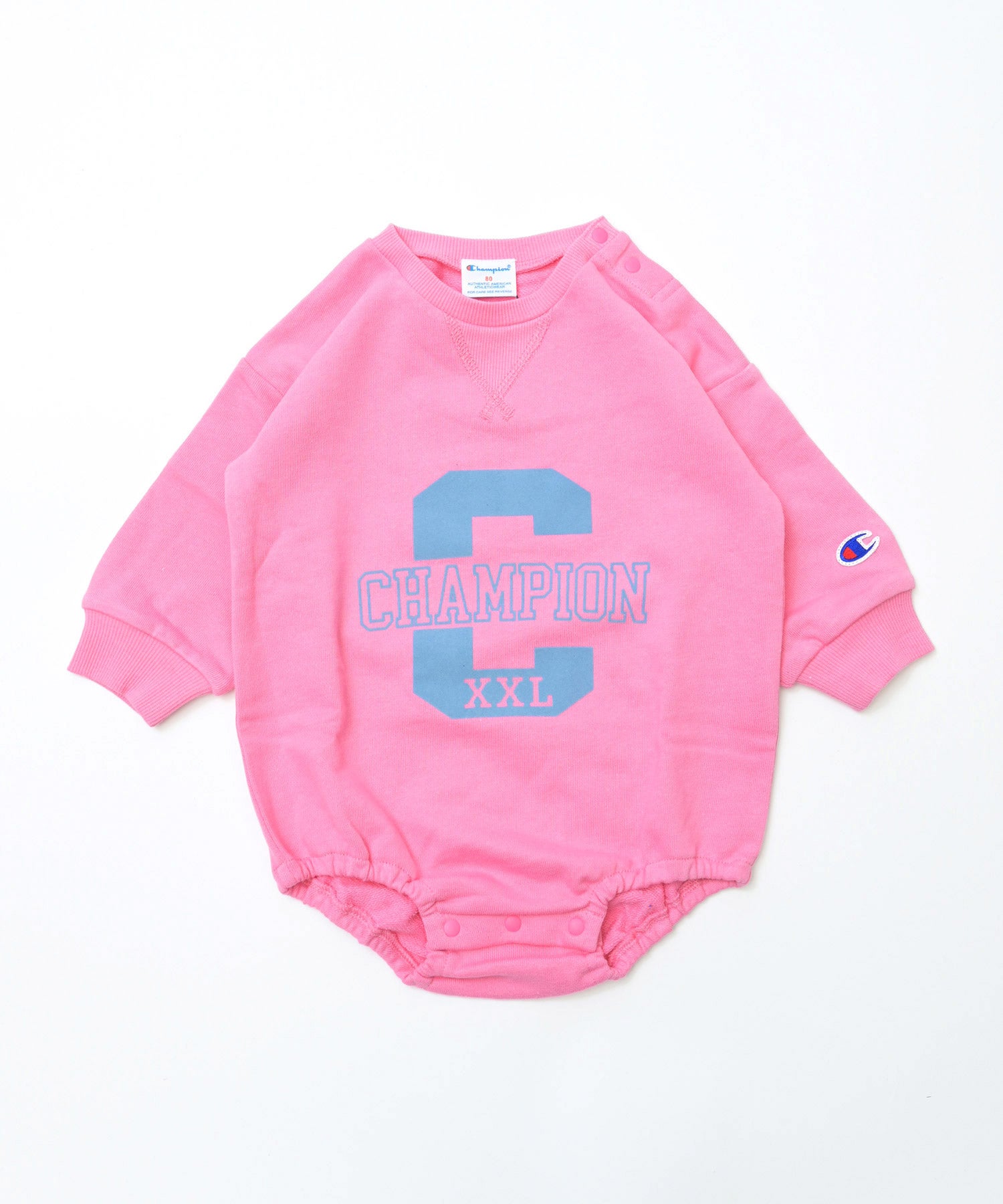 ルーキー出品 champion】【別注】フロッキーロゴロンパース ｜ ベビーウェア・雑貨